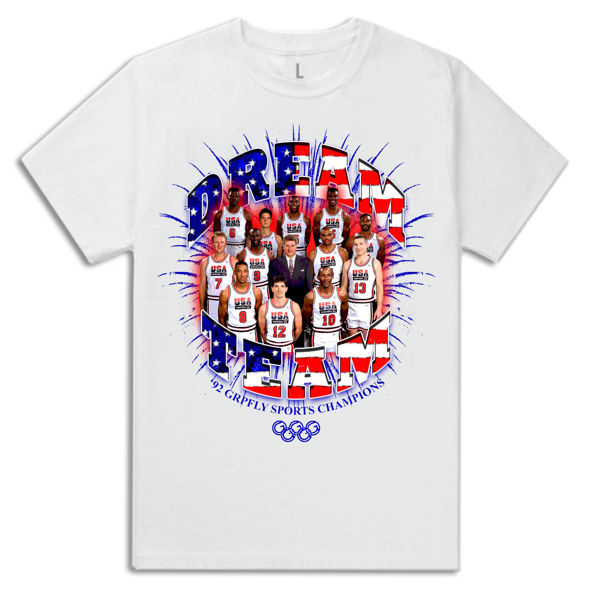 92 Dream Team - White – Grp Fly