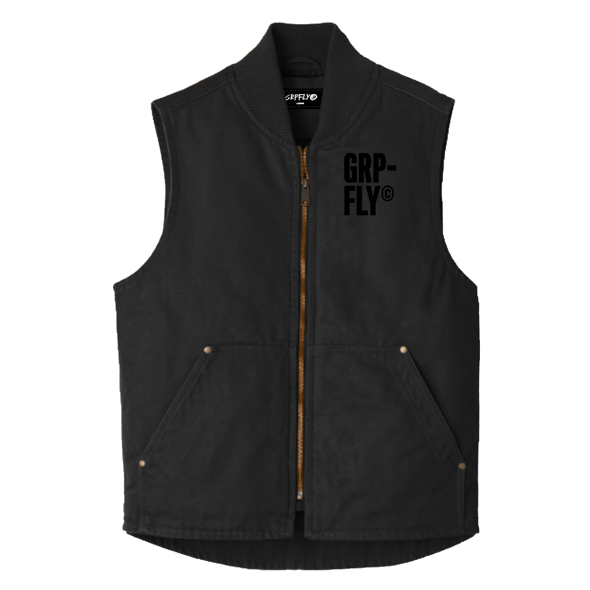 GF Work Vest - Black – Grp Fly GF Work Vest - Black – Grp Fly