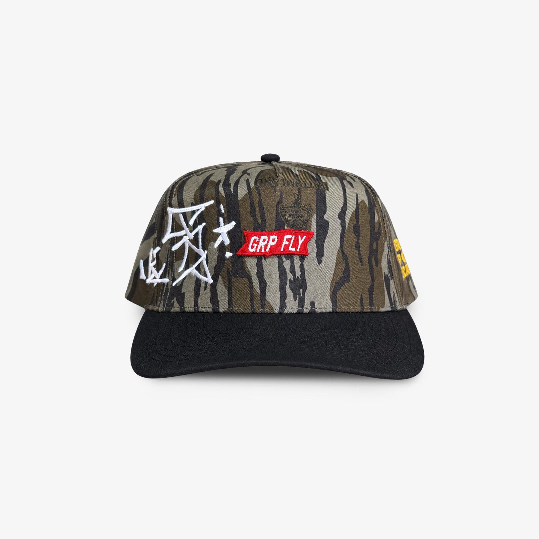 Tag Camo Snapback - Camo/Black