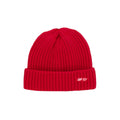 Corded Beanie w/ Grpfly hat pin - Red