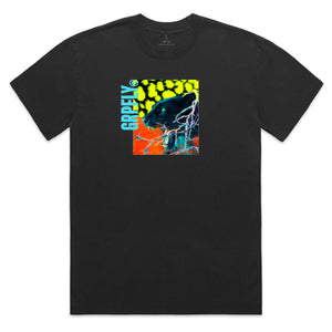 Wire Cat Tee - Black