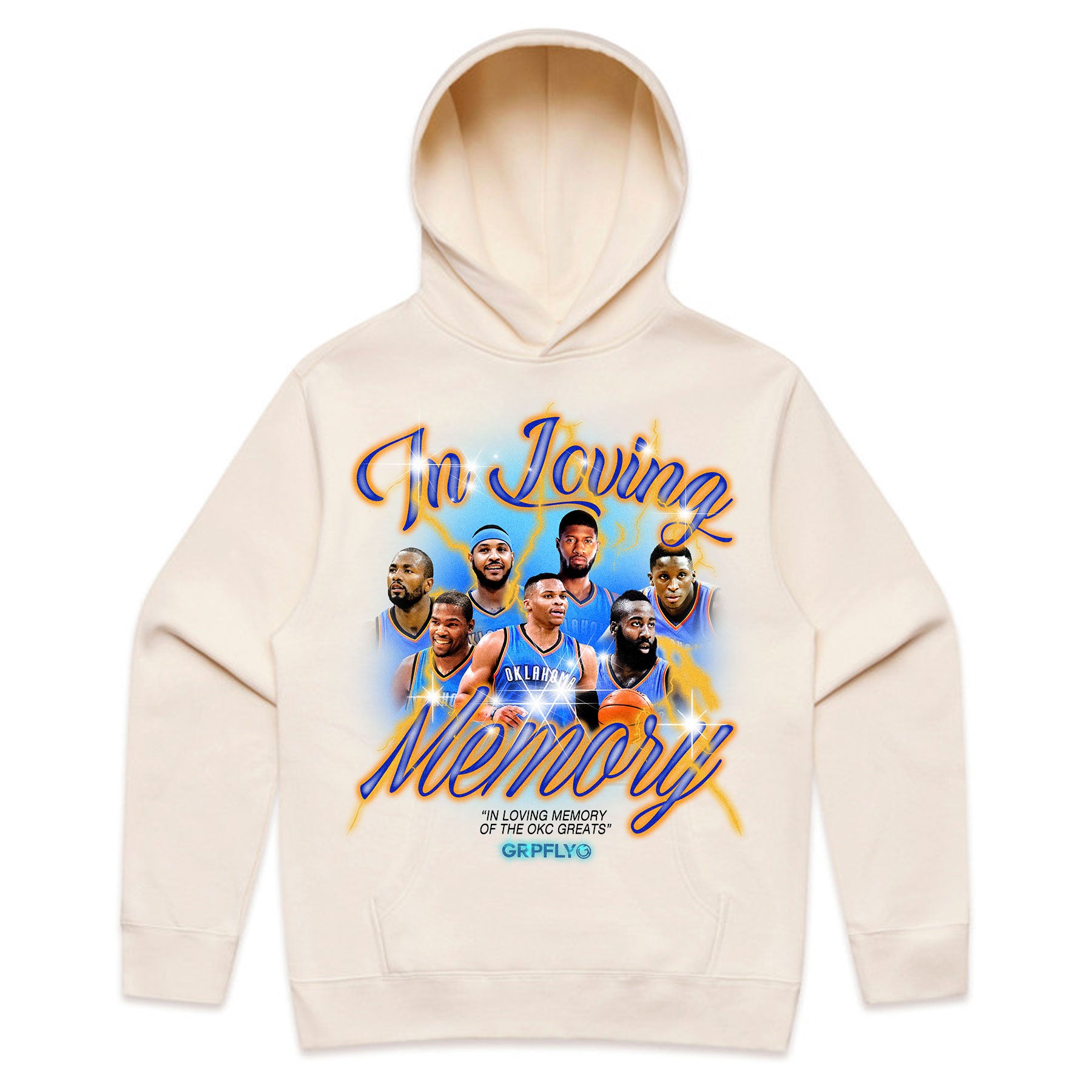 OKC Greats Hoodie - Cream