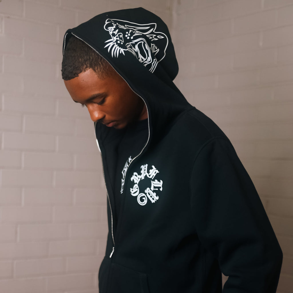 G Full Zip Hoodie - black