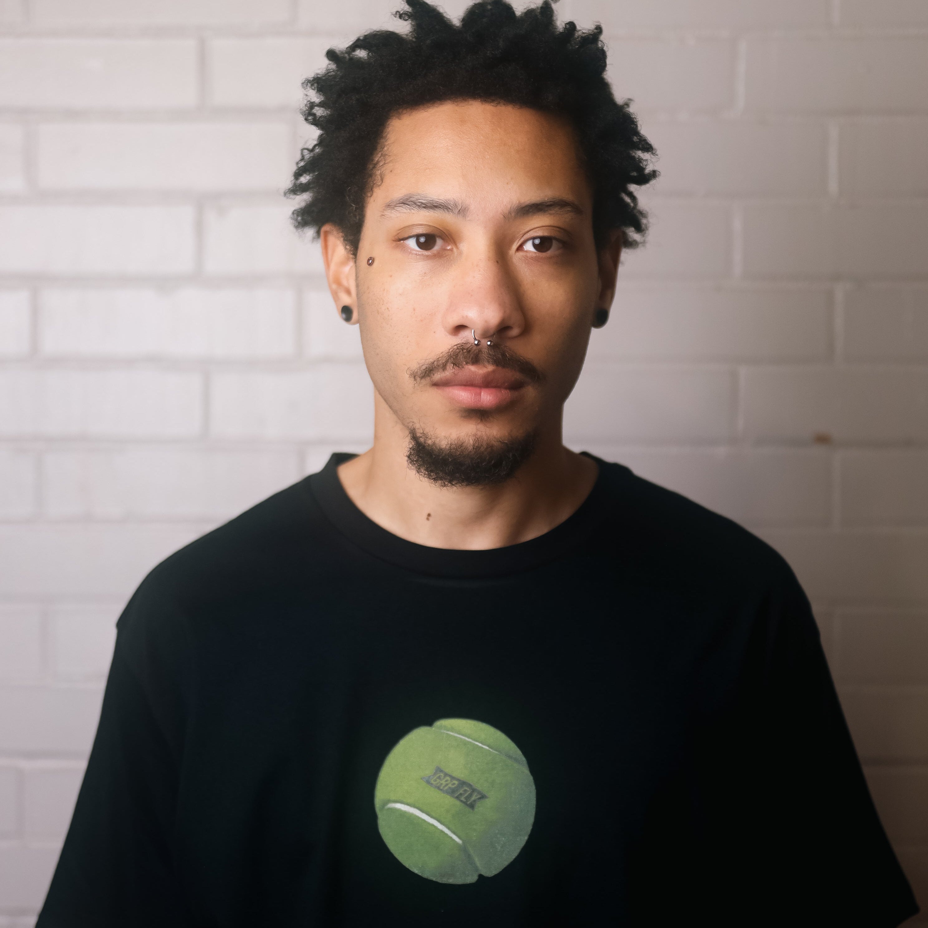 Tennis Ball Tee - Black