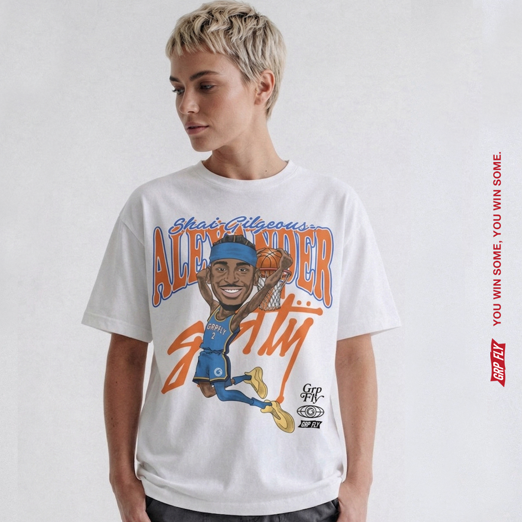 OKC SGA Tee - White (FREE SHIPPING USE CODE: GFSGA)