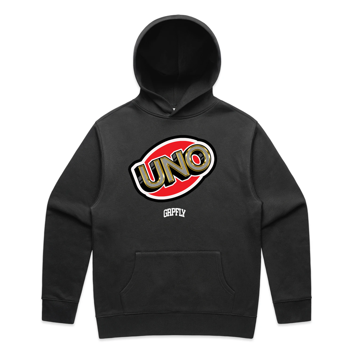 UNO Hoodie - Black PRE-0RDER***