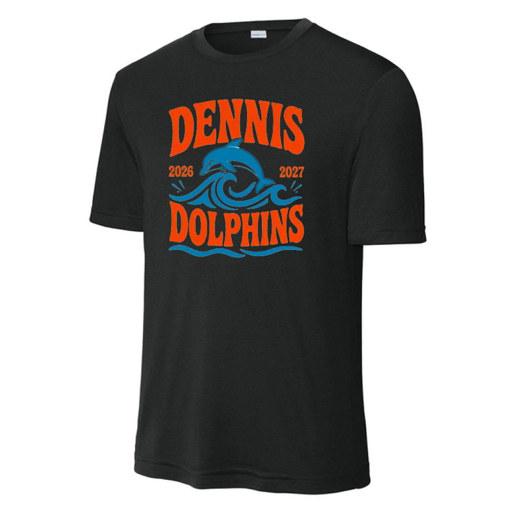 Adult Dri-fit  WavesTee - Black