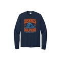 Youth Wave Long Sleeve Tee - Navy