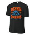Adult Dri-fit  WavesTee - Black