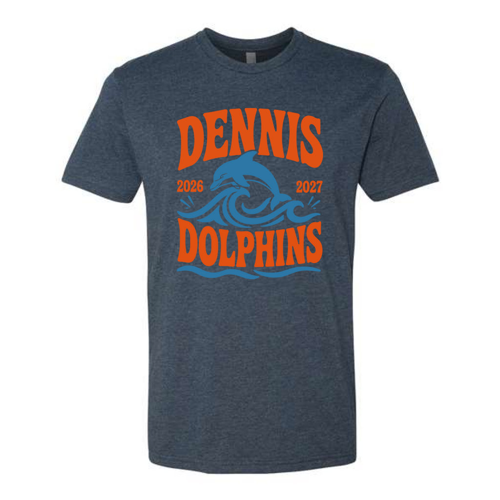 Adult WAVES Tee - Navy Heather