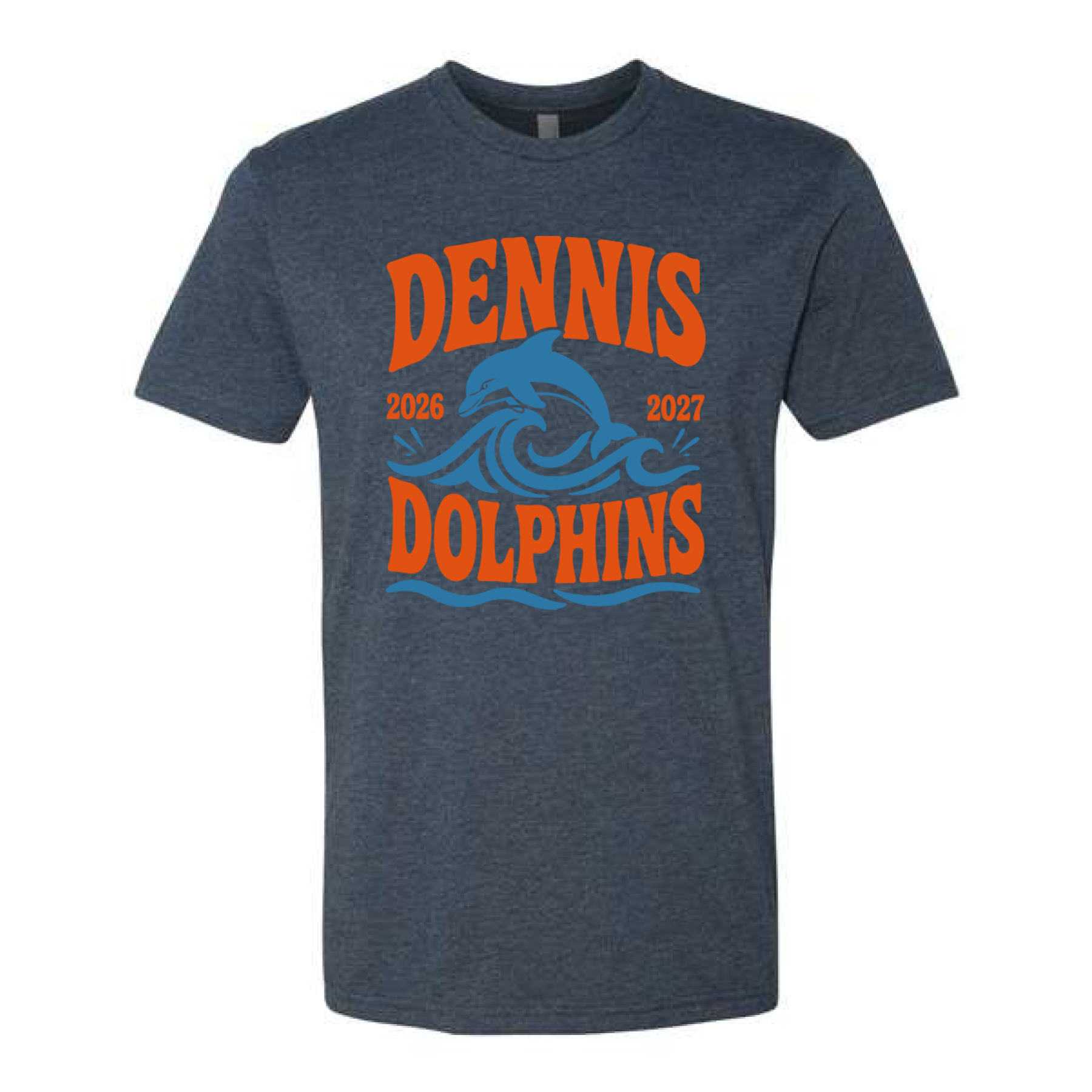 Adult WAVES Tee - Navy Heather