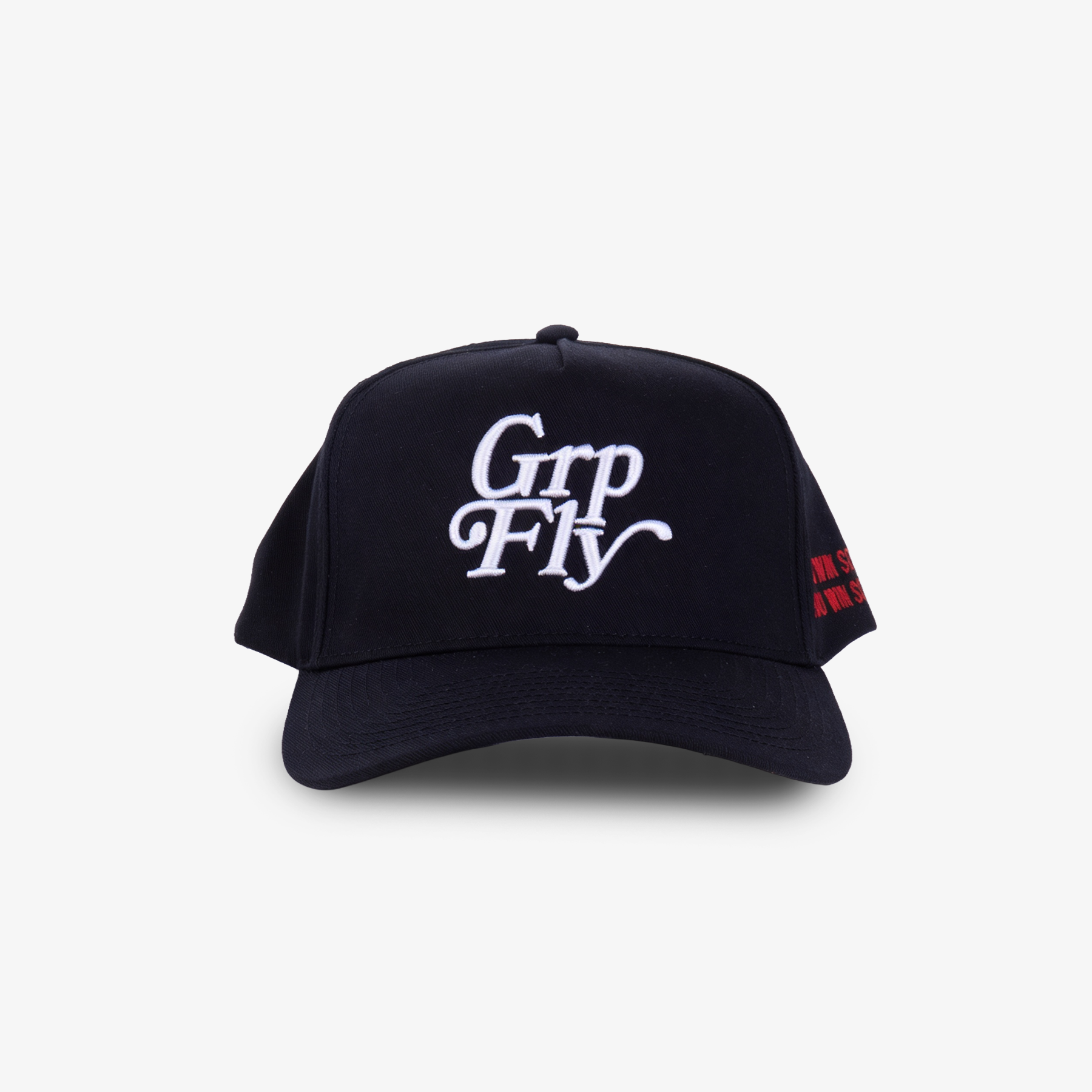 Script Logo Snapback - Black