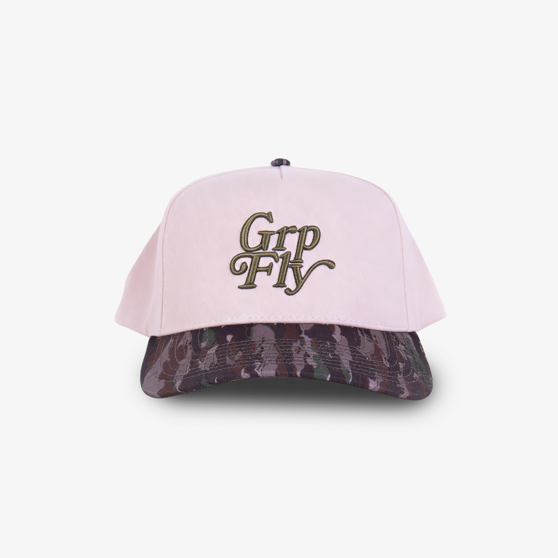 Script Logo Snapback - Natural/Camo