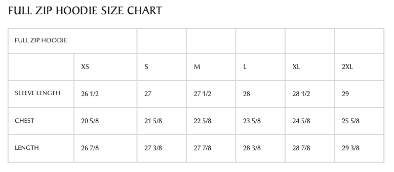 G Full Zip Hoodie - black