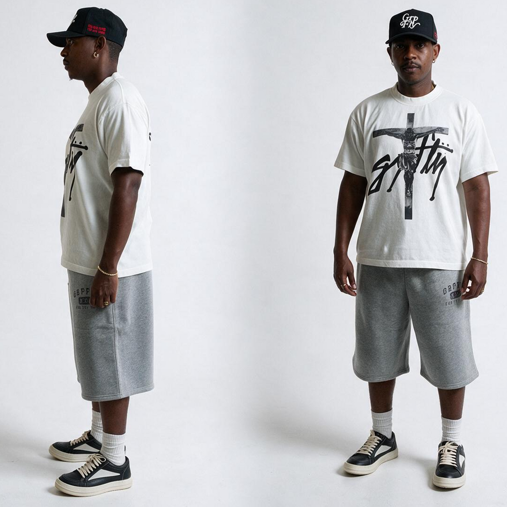 Logo Baggy Short - Sport Gray