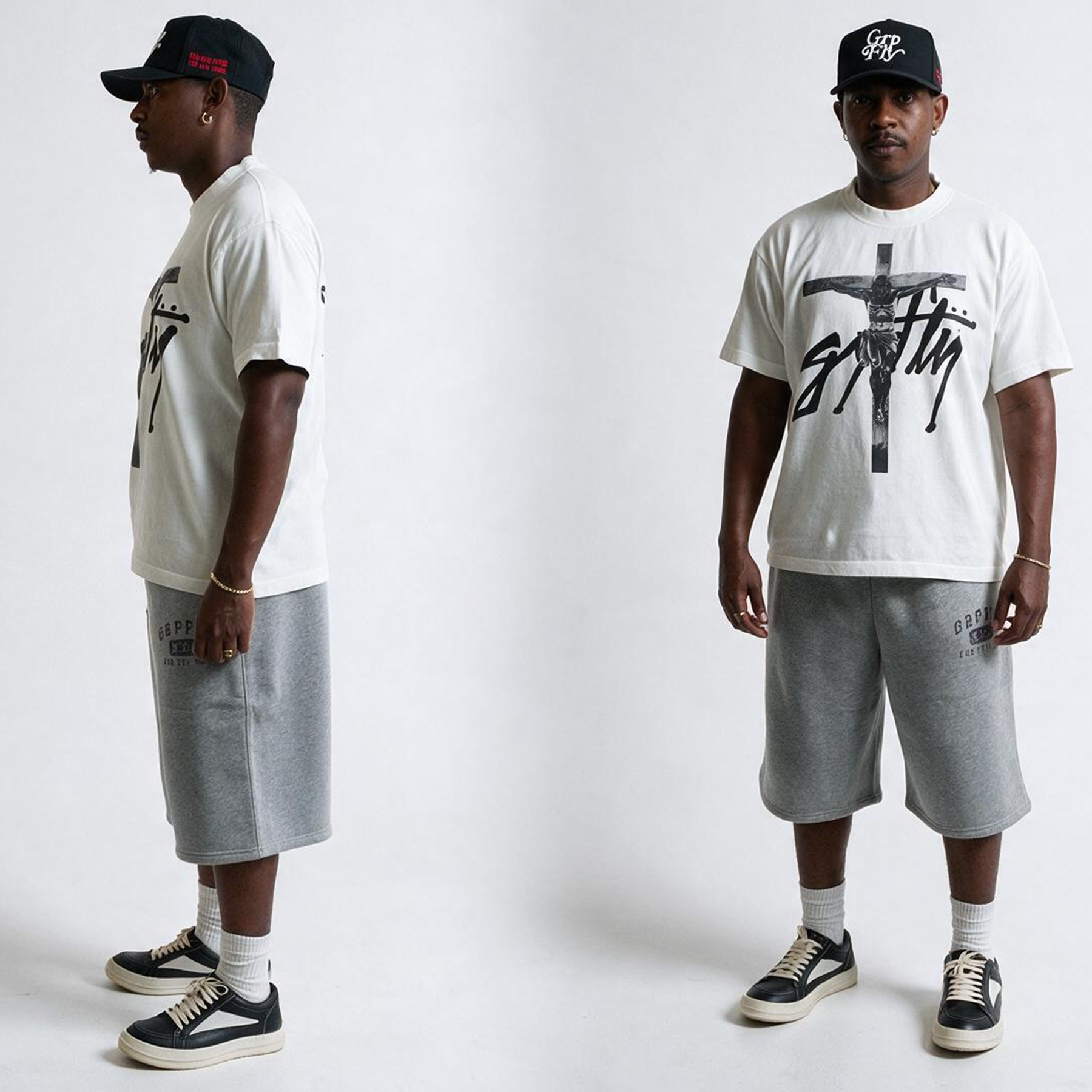 Logo Baggy Short - Sport Gray