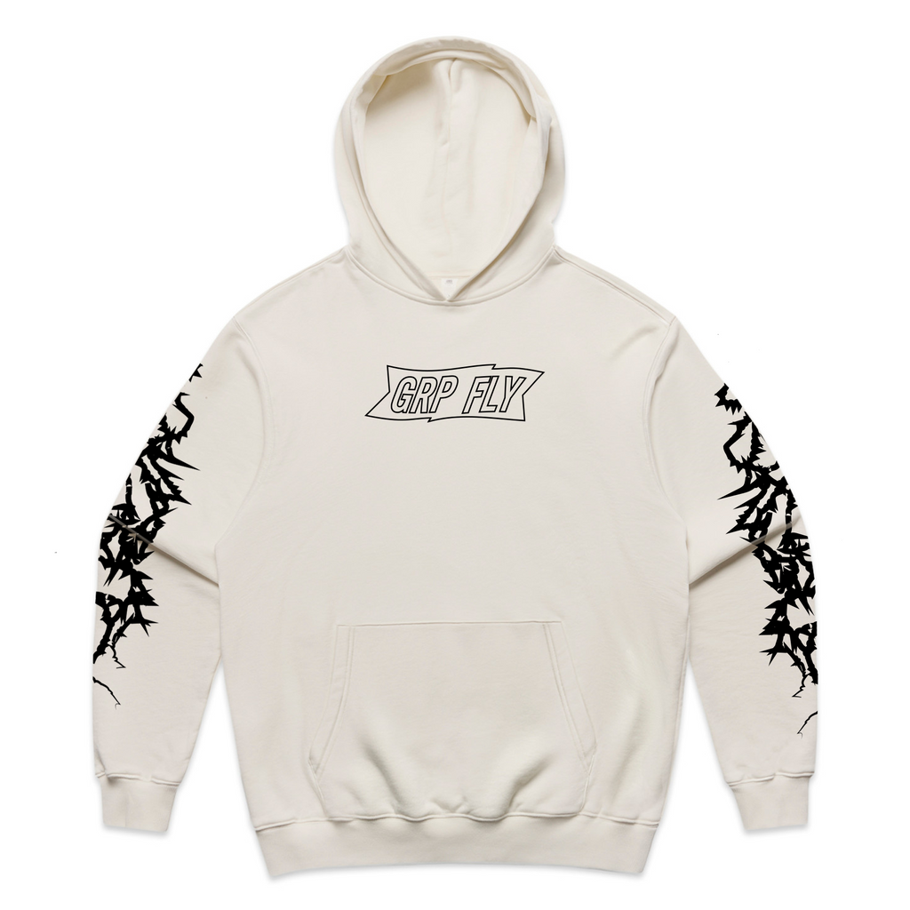 Custom Art Bolt Hood - Bone