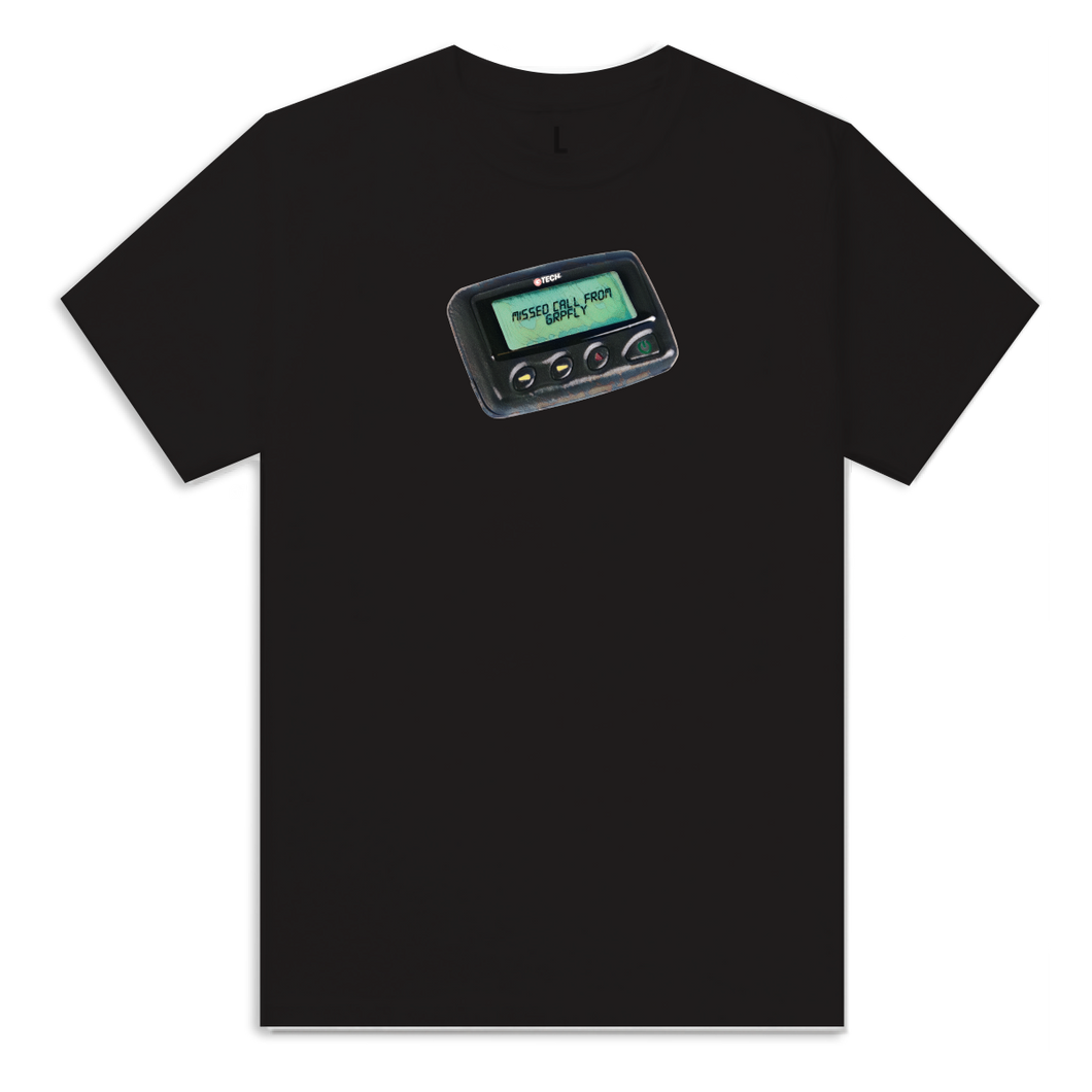 Pager Tee - Black