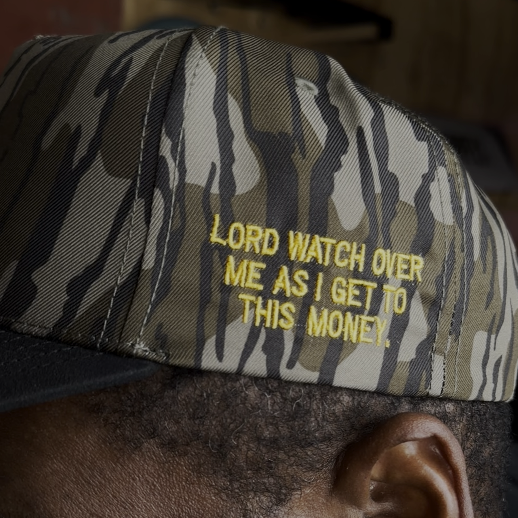 Tag Camo Snapback - Camo/Black