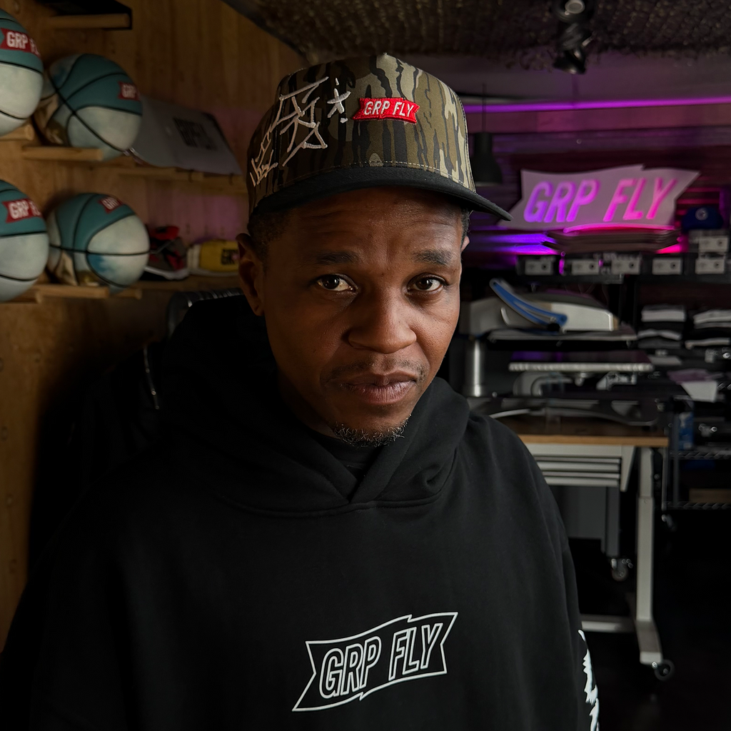 Tag Camo Snapback - Camo/Black