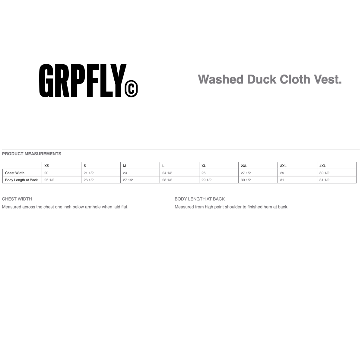 GF Work Vest - Black