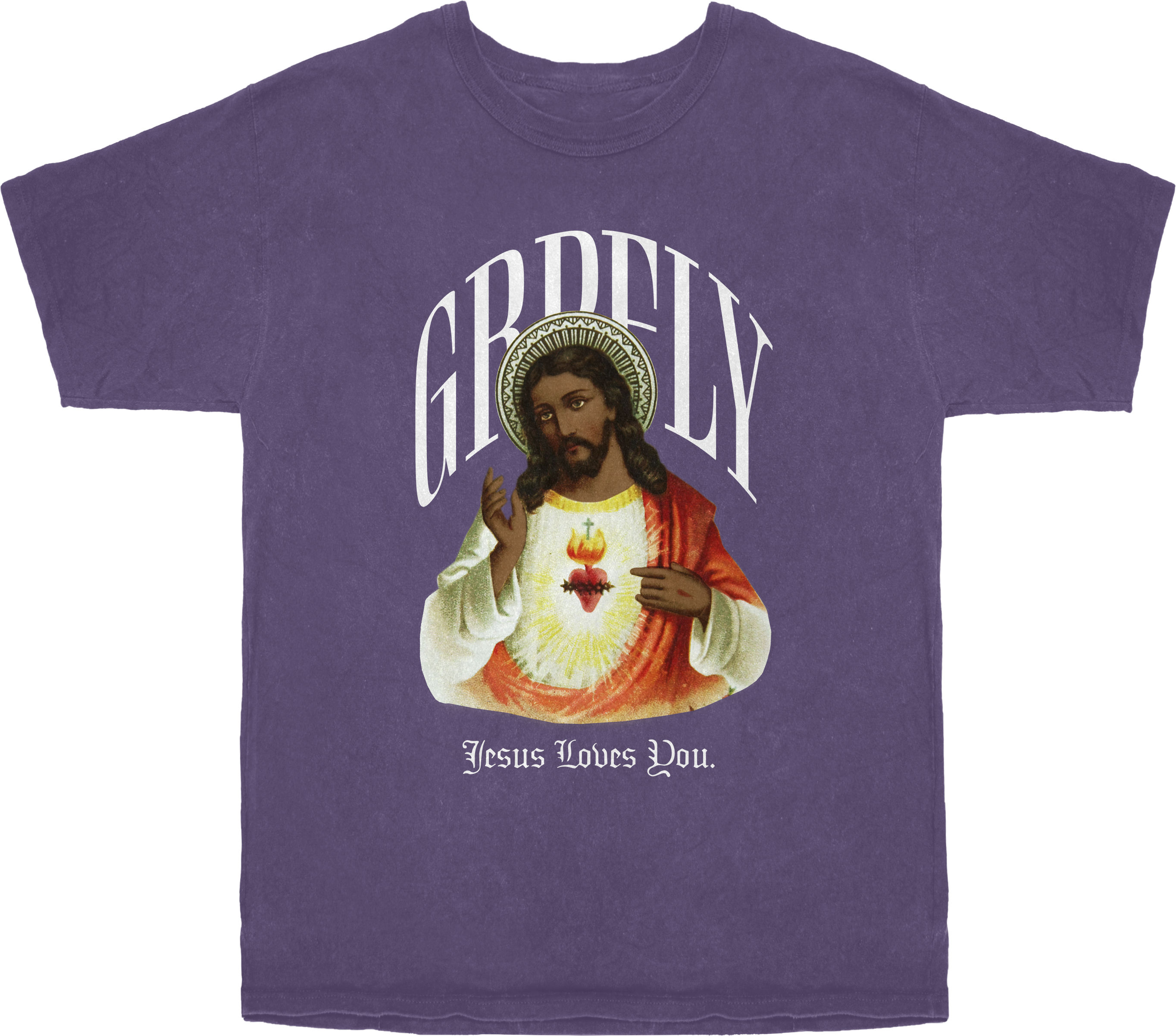 Jesus Tee - Grape