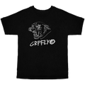 Panther Sketch Tee - Black