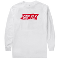 Banner Long Sleeve Tee - White