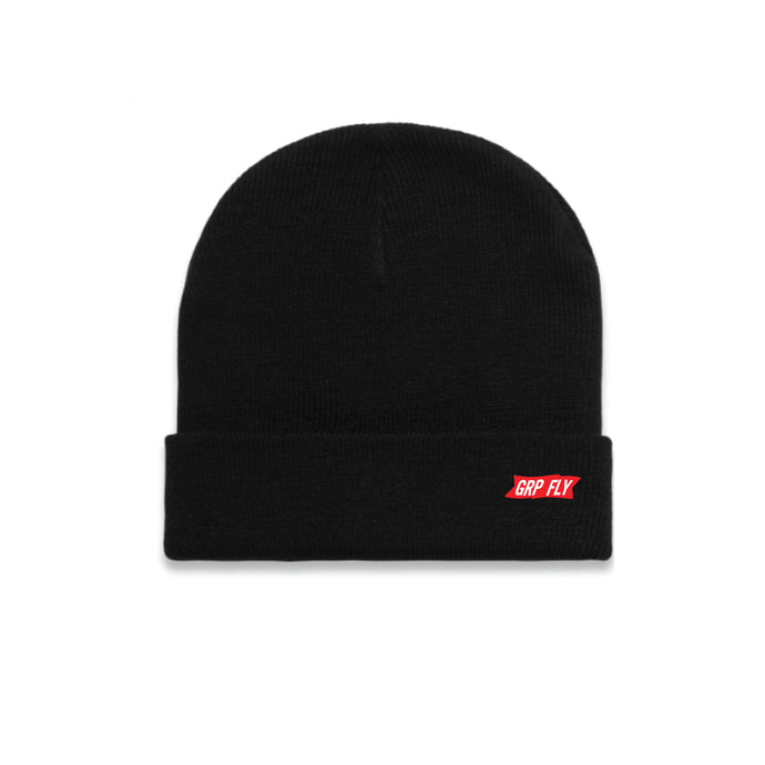 Beanie w/ Grpfly hat pin -Black