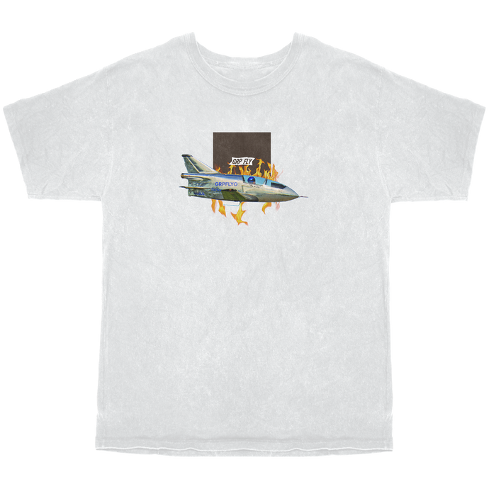 Space Jet Box Tee- White