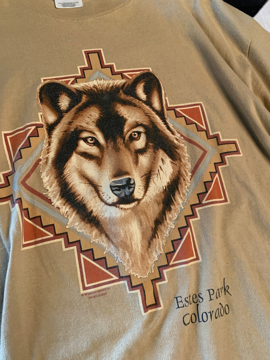 Wolf Estes Park Vintage Tee*** - XLARGE