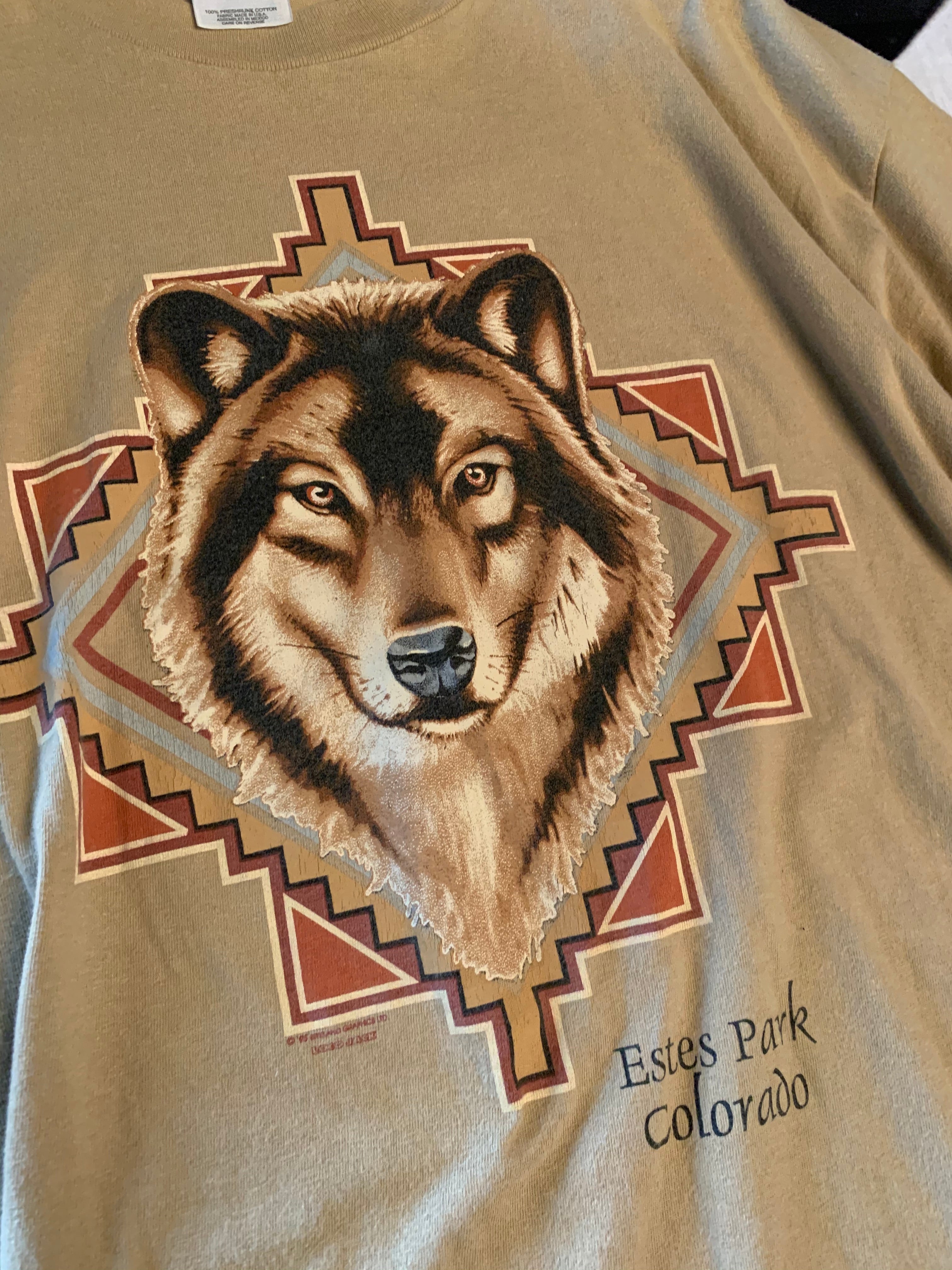 Wolf Estes Park Vintage Tee*** - XLARGE