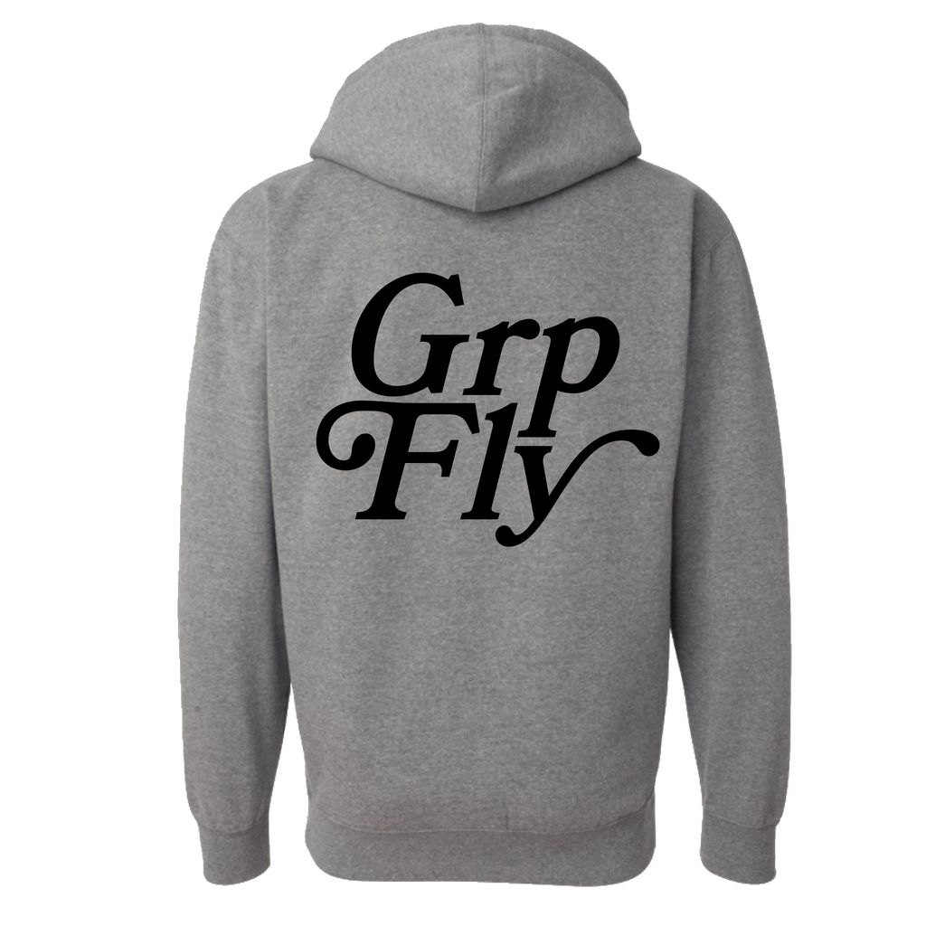 Stamp Logo Hoodie / Dark Heather