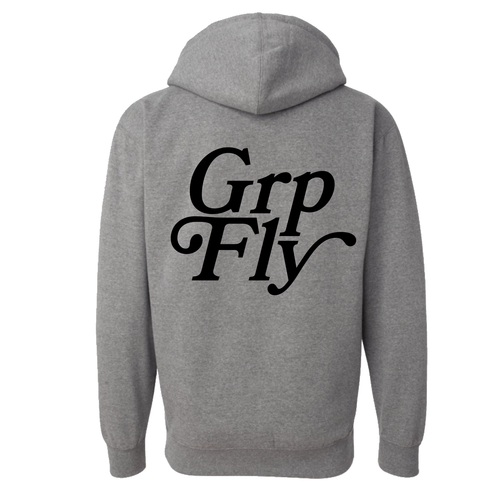 Stamp Logo Hoodie / Dark Heather