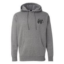 Stamp Logo Hoodie / Dark Heather